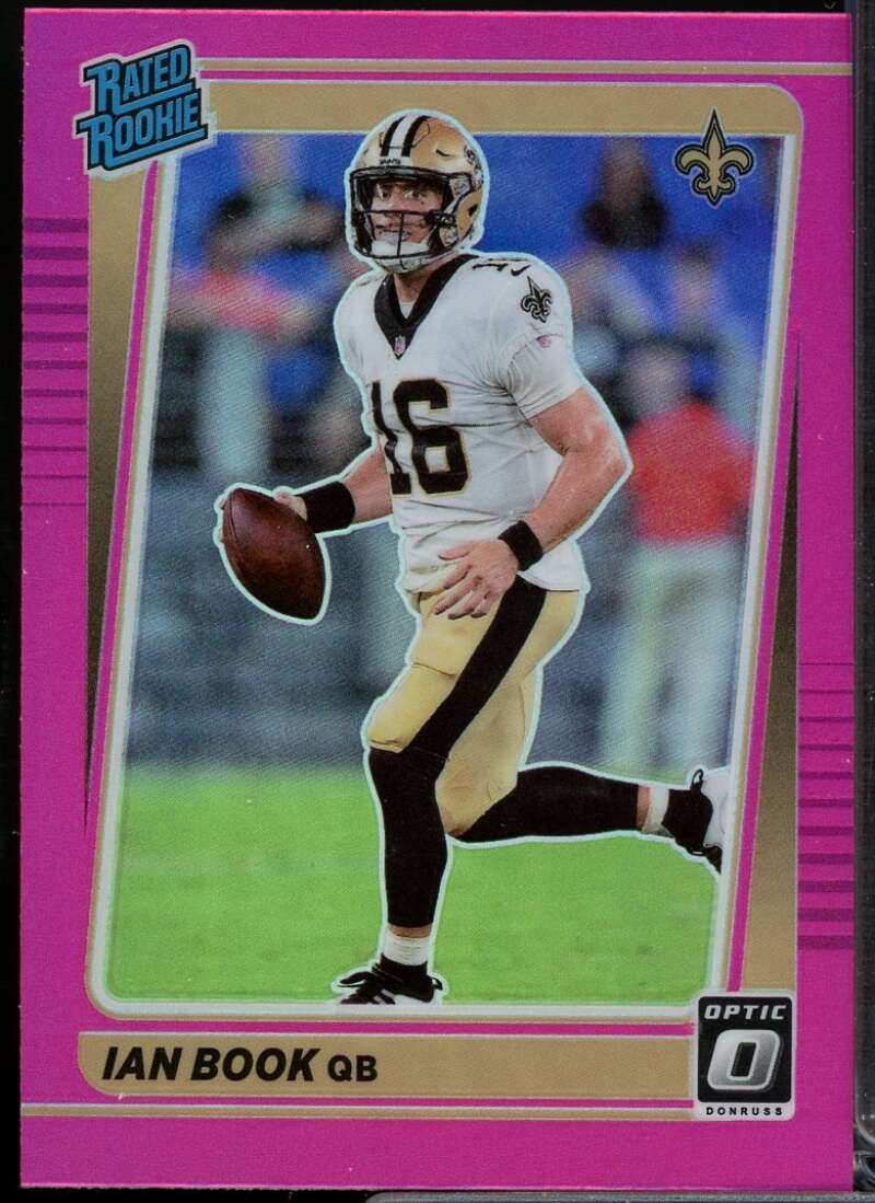 Ian Book Rookie Card 2021 Donruss Optic Pink #227  Image 1