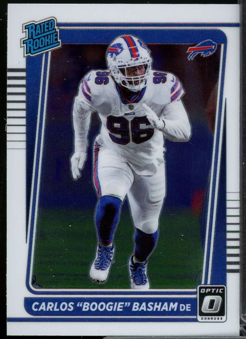Carlos Basham Rookie Rookie Card 2021 Donruss Optic #277  Image 1