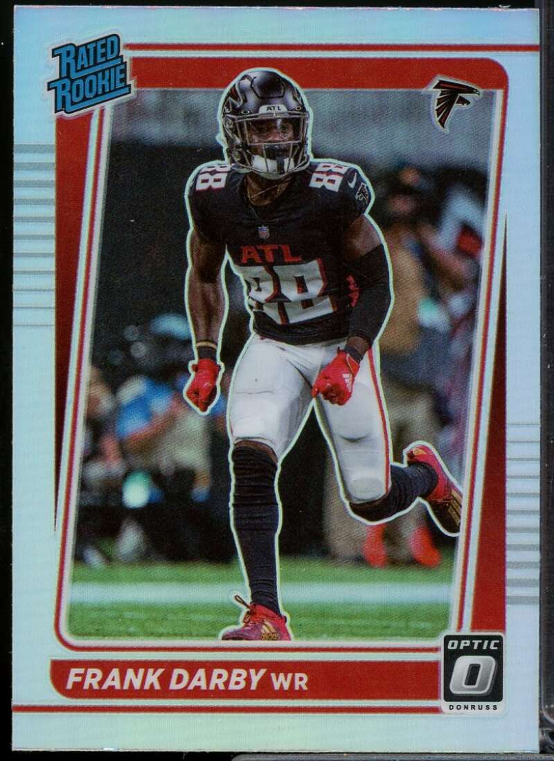 Frank Darby Rookie Card 2021 Donruss Optic Holo #290  Image 1