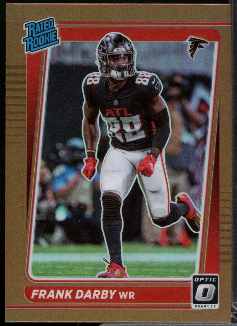Frank Darby Rookie Card 2021 Donruss Optic Bronze #290  Image 1