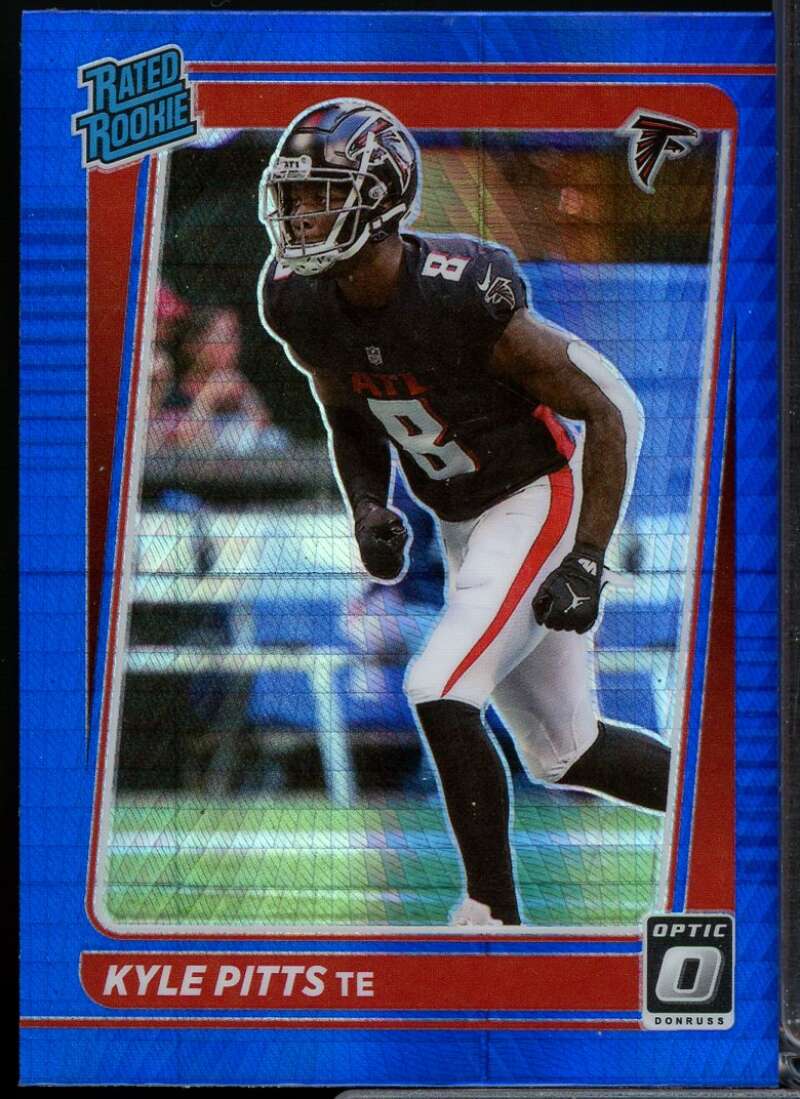 Kyle Pitts Rookie Card 2021 Donruss Optic Purple Shock #211  Image 1