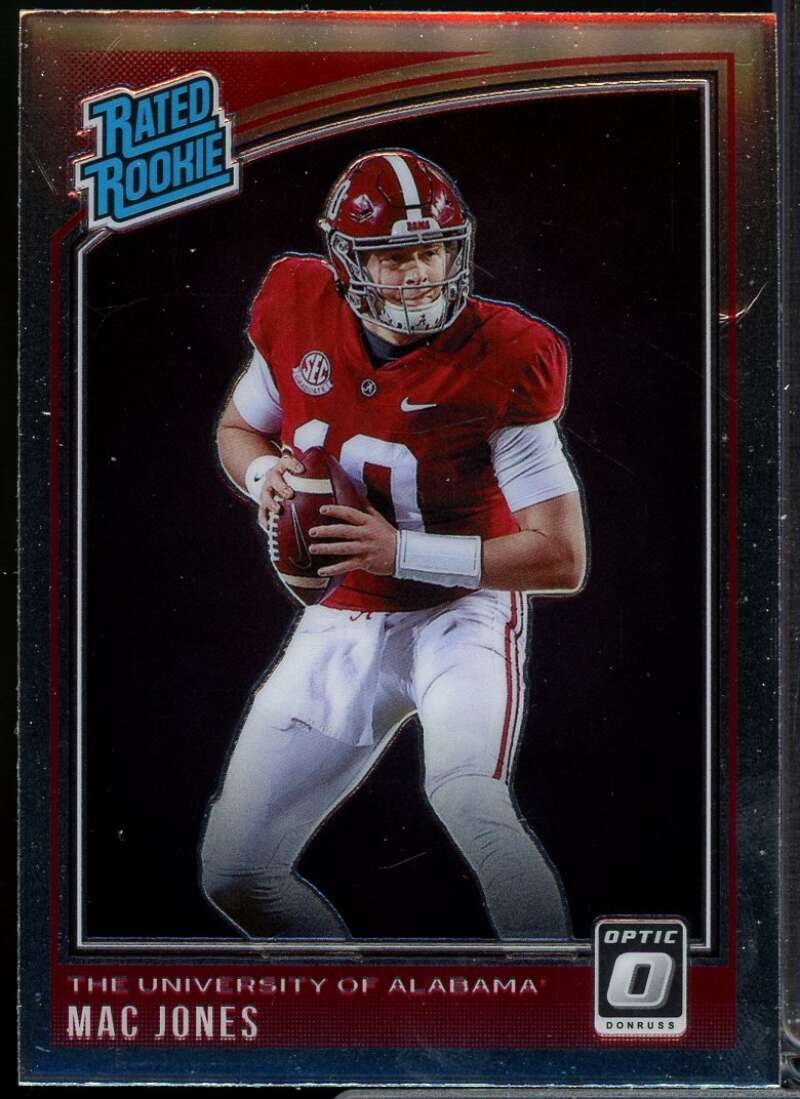 Mac Jones 2021 Panini Chronicles Draft Picks Donruss Optic Rated Rookies #209  Image 1