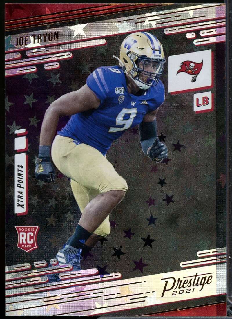 Joe Tryon Rookie Card 2021 Prestige Xtra Points Galaxy #266  Image 1