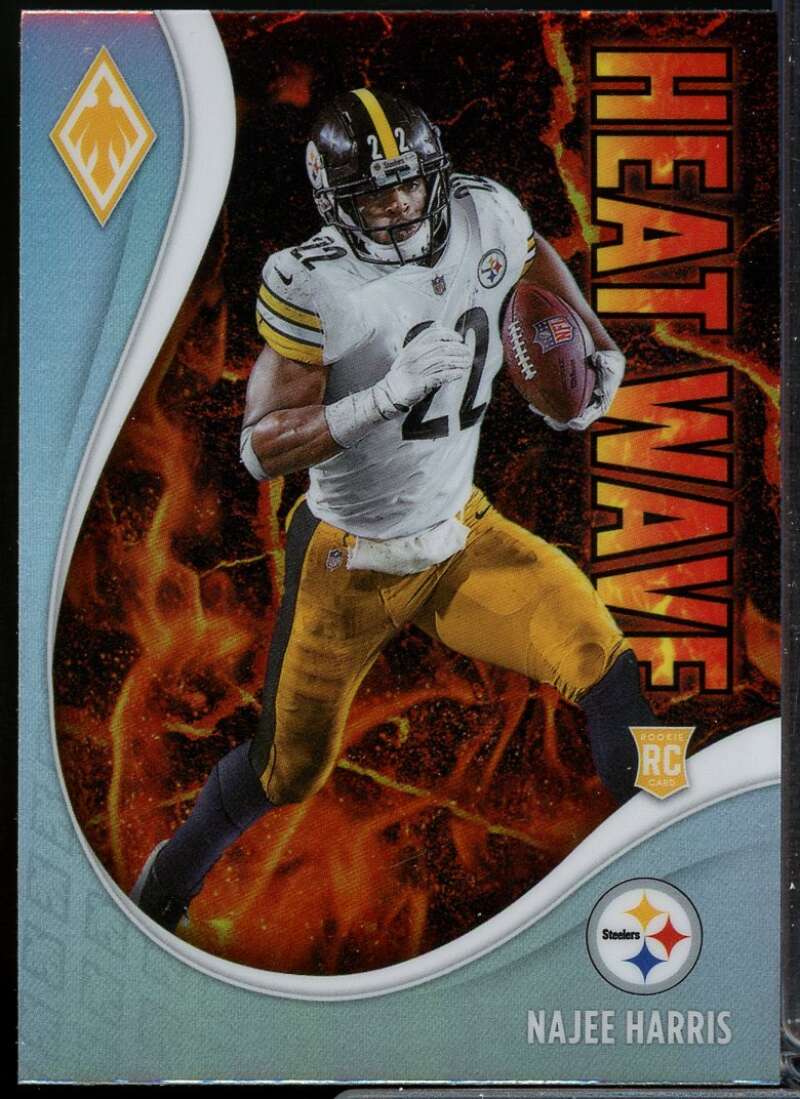 Najee Harris Rookie Card 2021 Panini Phoenix Heat Wave #20  Image 1