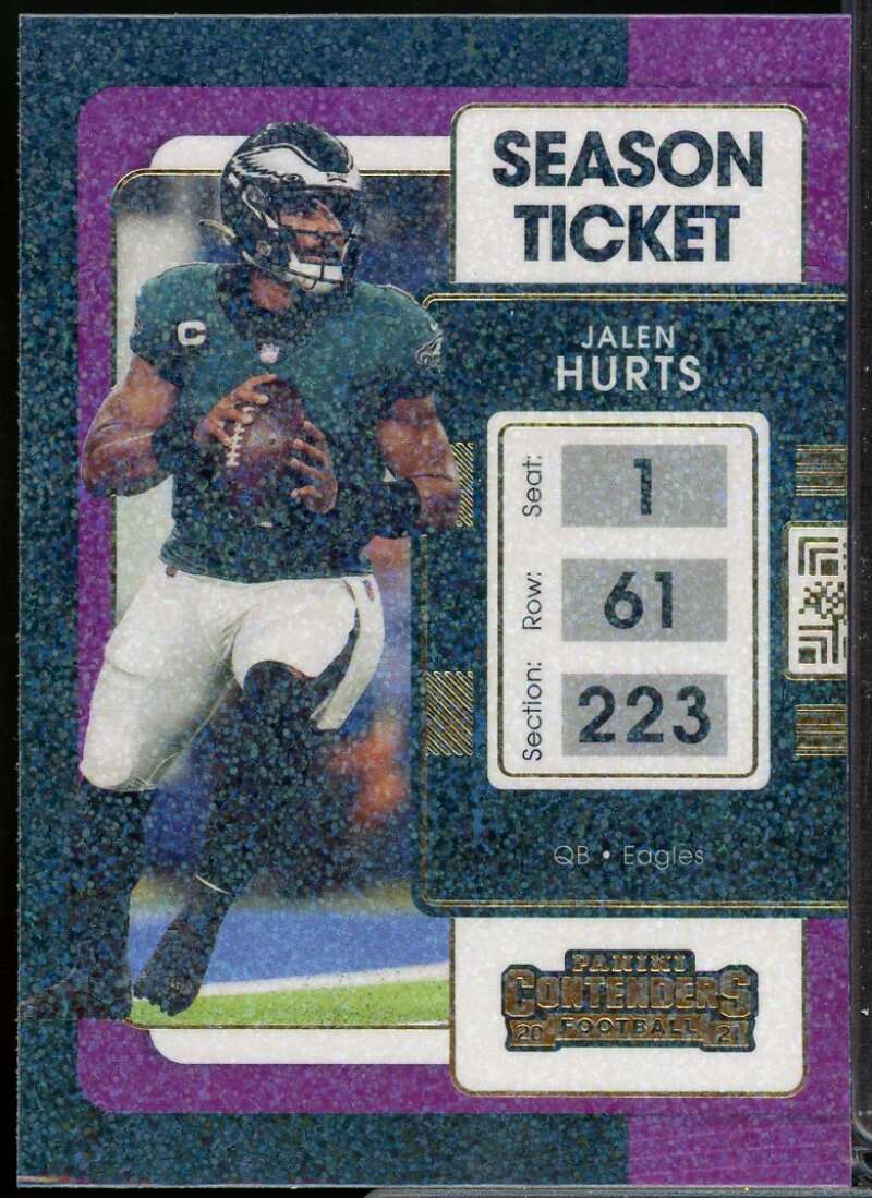 Jalen Hurts Card 2021 Panini Contenders Stardust #79  Image 1