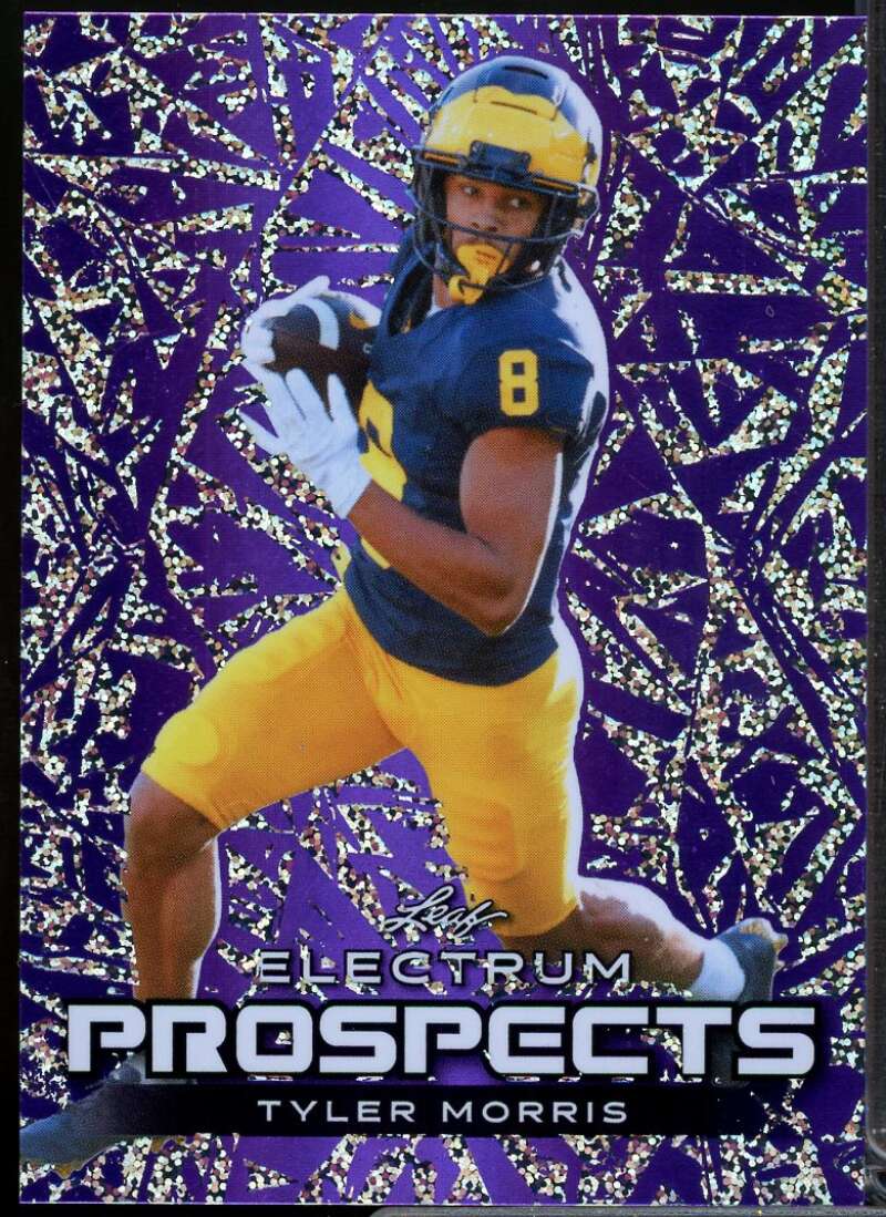 Purple Tyler Morris Card 2024 Leaf Electrum Prospects #314  Image 1