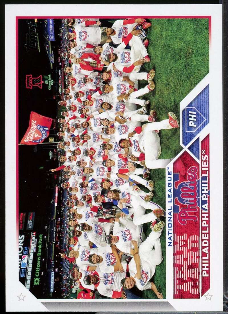 Philadelphia Phillies TC Card 2023 Topps #567  Image 1