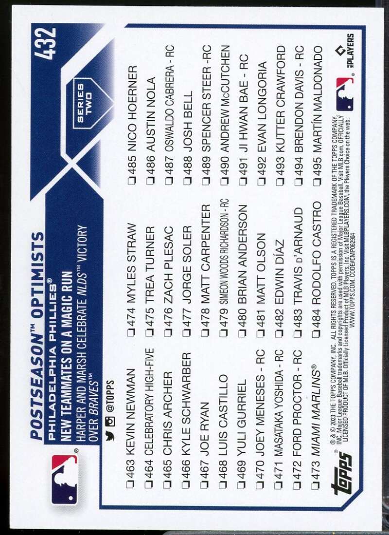 Bryce Harper CC Card 2023 Topps Factory Set All-Star Game #432  Image 2