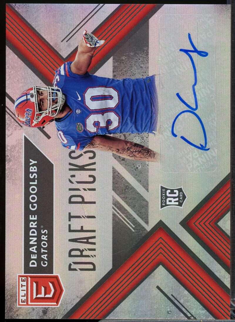 DeAndre Goolsby Rookie Card 2018 Elite Draft Picks Draft Picks Autographs #133  Image 1