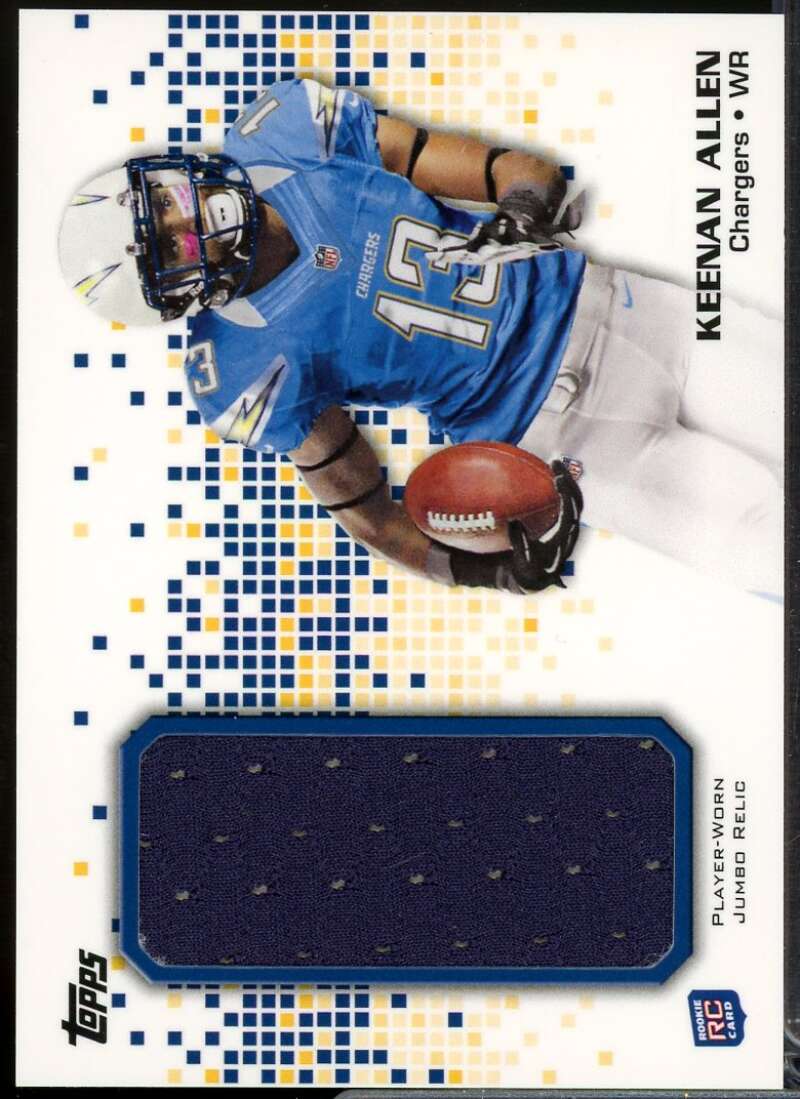 Keenan Allen Rookie Card 2013 Topps Rookie Relic Jumbos #RJRKA  Image 1