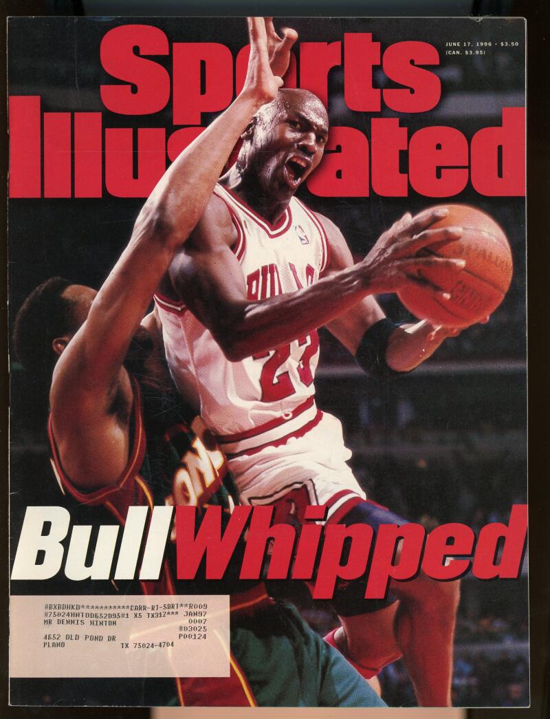 Sports Illustrated Magazine June 17 1996 Michael Jordan Chicago Bulls Image 1