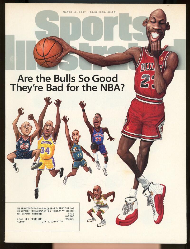 Sports Illustrated Magazine March 10 1997 Chicago Bulls Michael Jordan Image 1