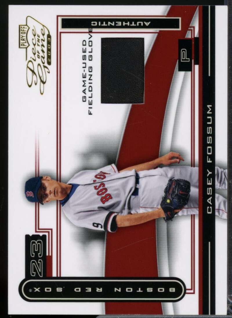 Casey Fossum Field Glove /25 Card 2003 Playoff Piece of the Game #POG23  Image 1