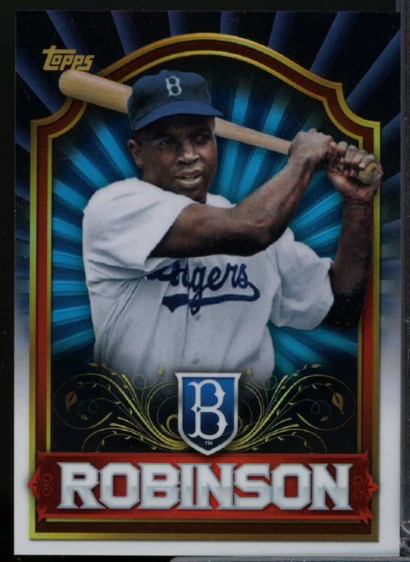 Jackie Robinson Card 2011 Topps Value Box Chrome Refractors #MBC2  Image 1