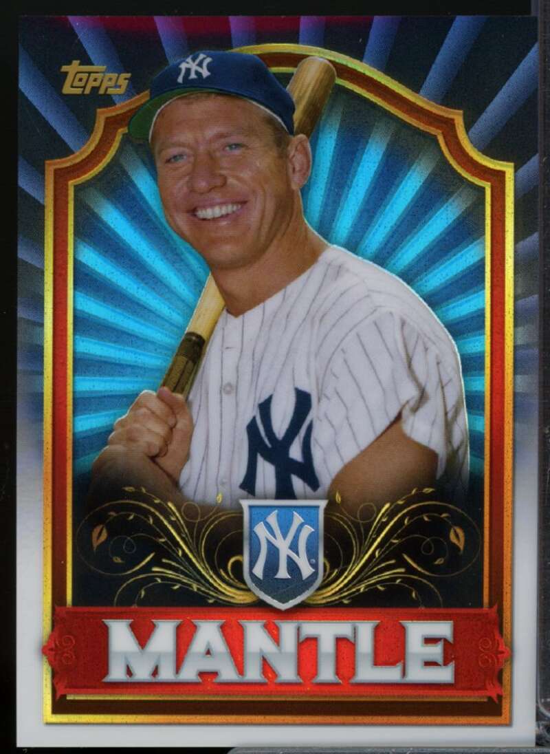 Mickey Mantle Card 2011 Topps Value Box Chrome Refractors #MBC1  Image 1