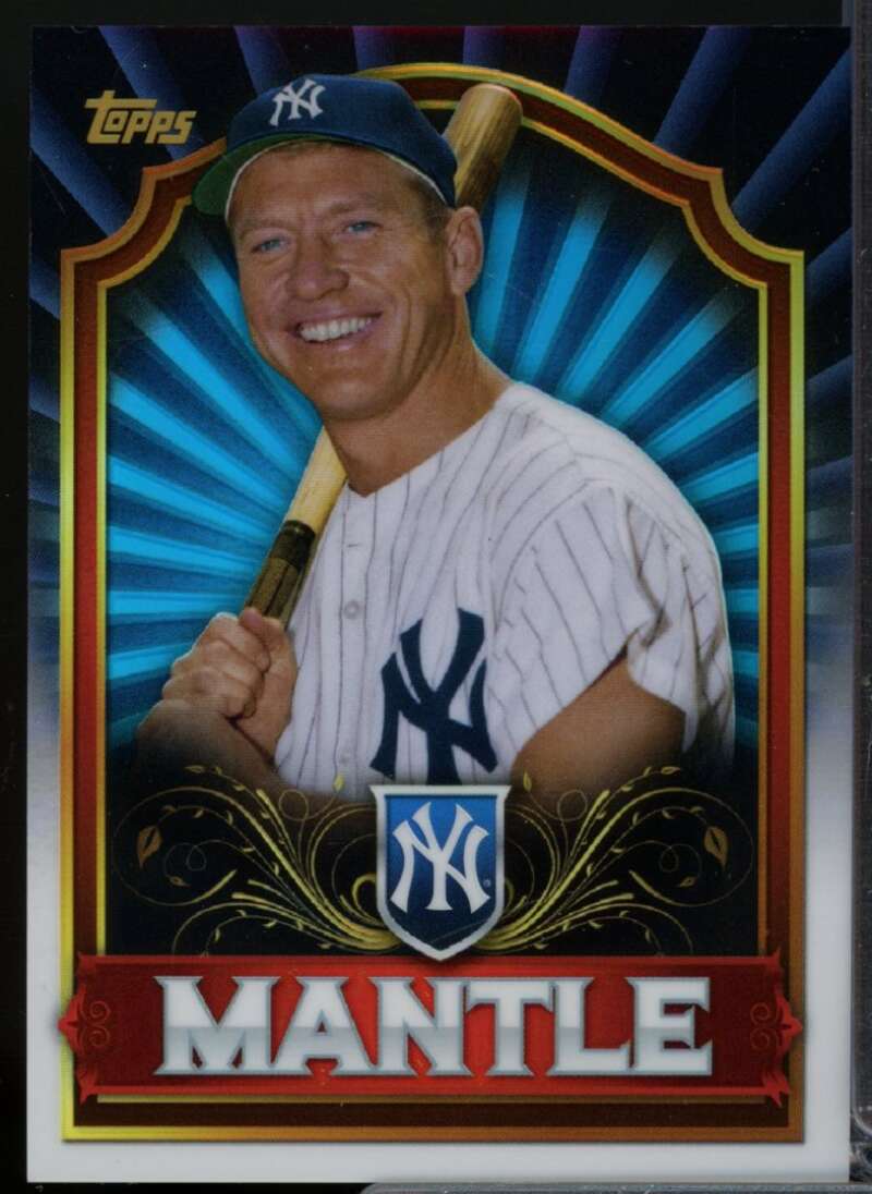 Mickey Mantle Card 2011 Topps Value Box Chrome Refractors #MBC1  Image 1