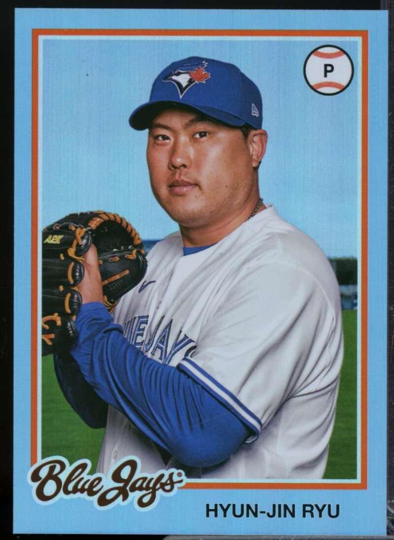 Hyun-Jin Ryu /25 Card 2022 Topps Archives Blue Foil #110  Image 1