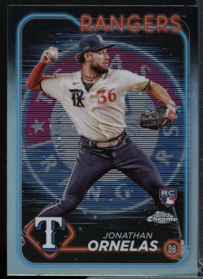 Jonathan Ornelas Rookie Card 2024 Topps Chrome Refractors #74  Image 1