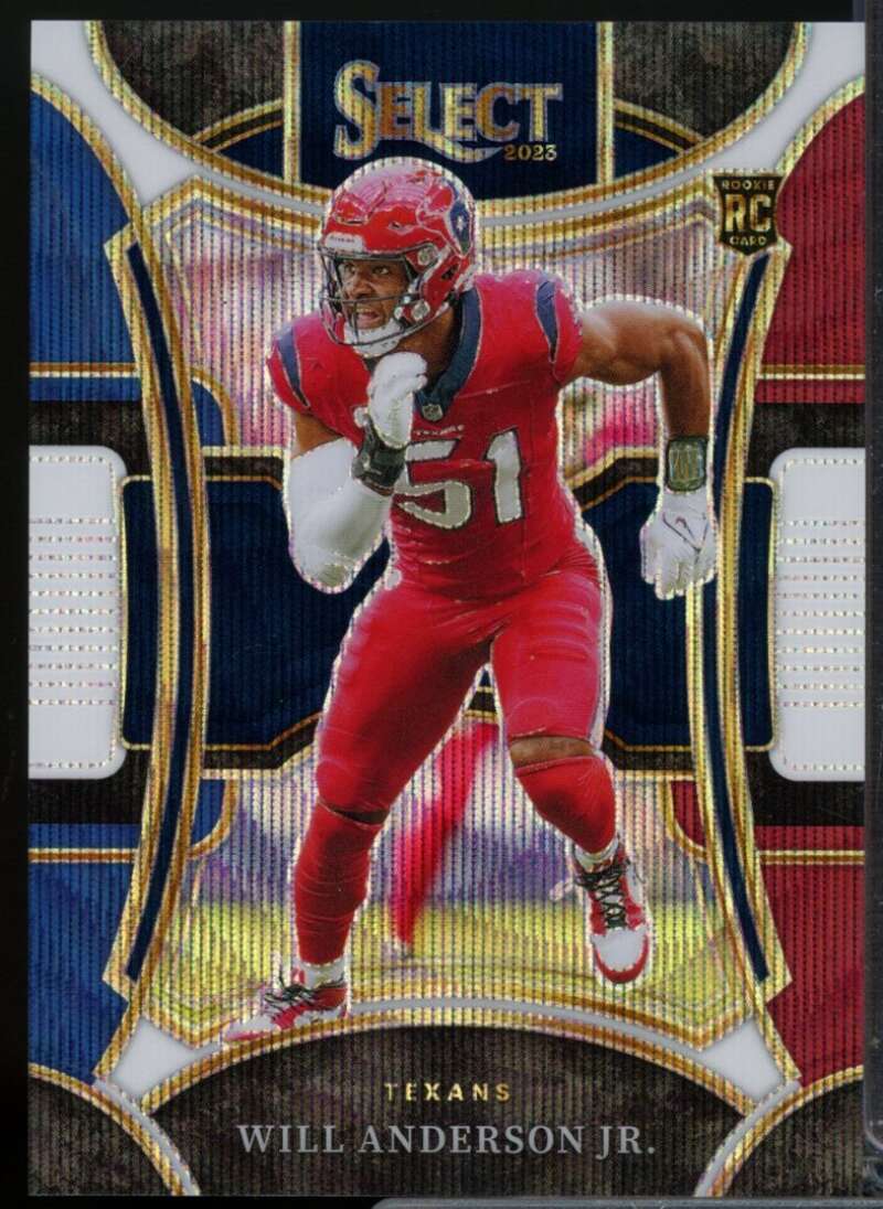 Will Anderson Jr. Rookie Card 2023 Select Prizm Tri Color #207  Image 1