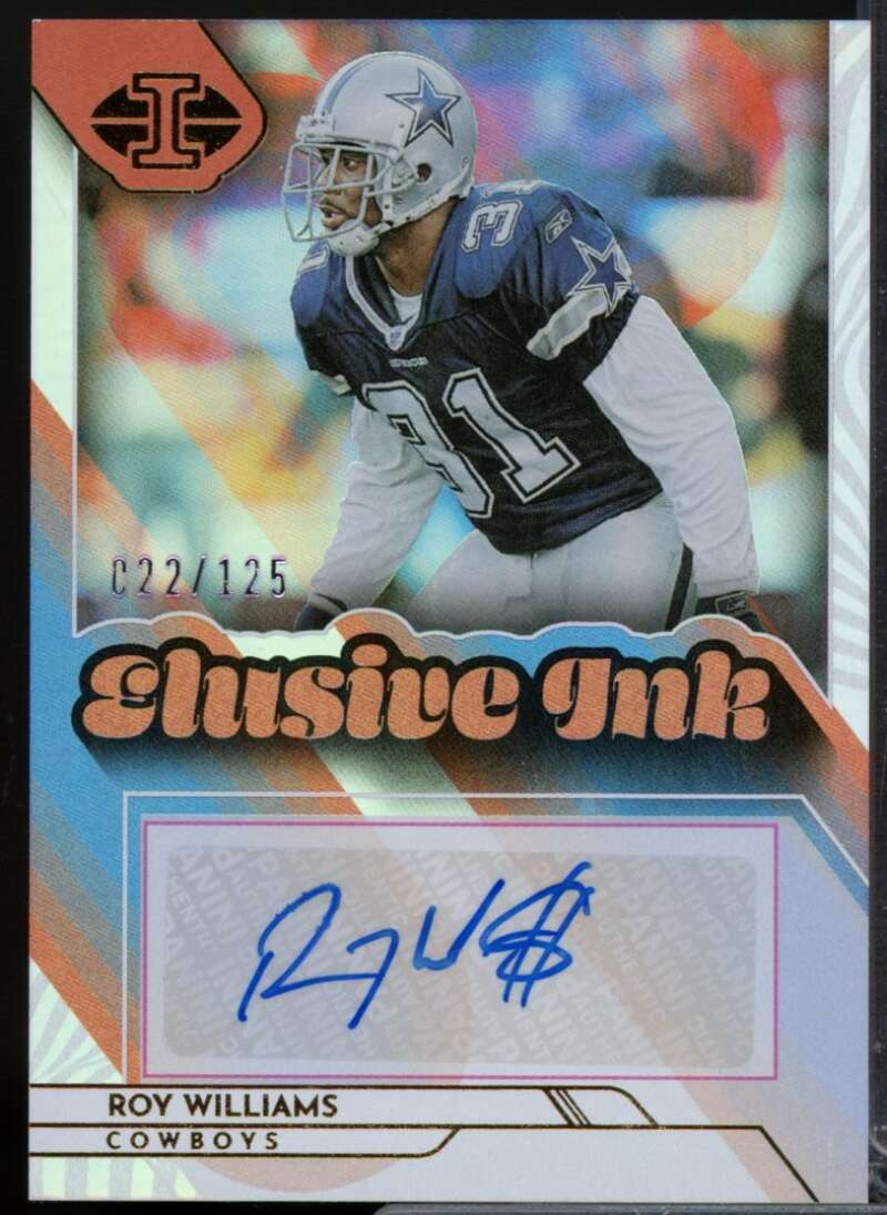 Roy Williams /125 Card 2022 Panini Illusions Elusive Ink Autograph #22  Image 1