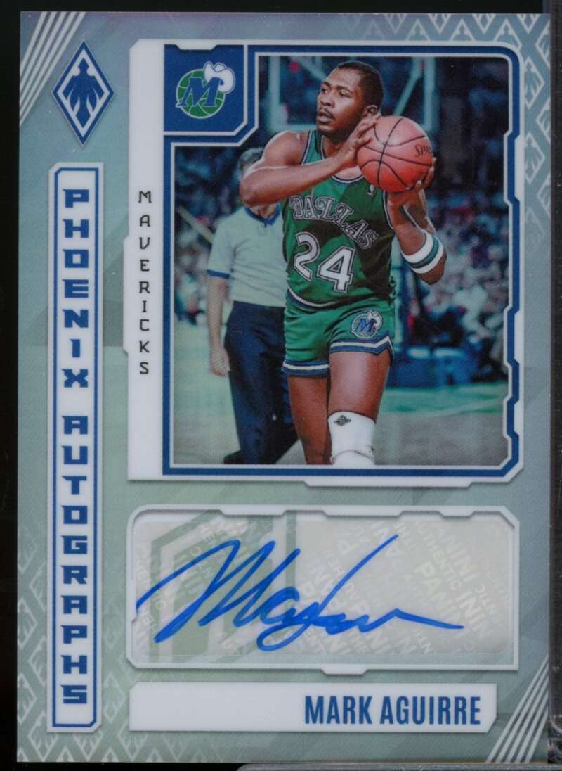 Mark Aguirre Card 2023-24 Panini Phoenix Autographs #12  Image 1