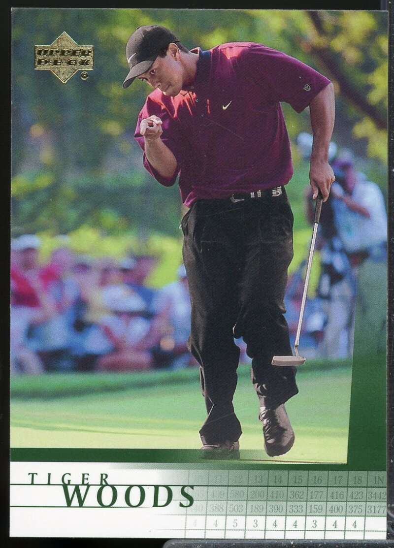 Tiger Woods Rookie Card 2001 Upper Deck #1  Image 1