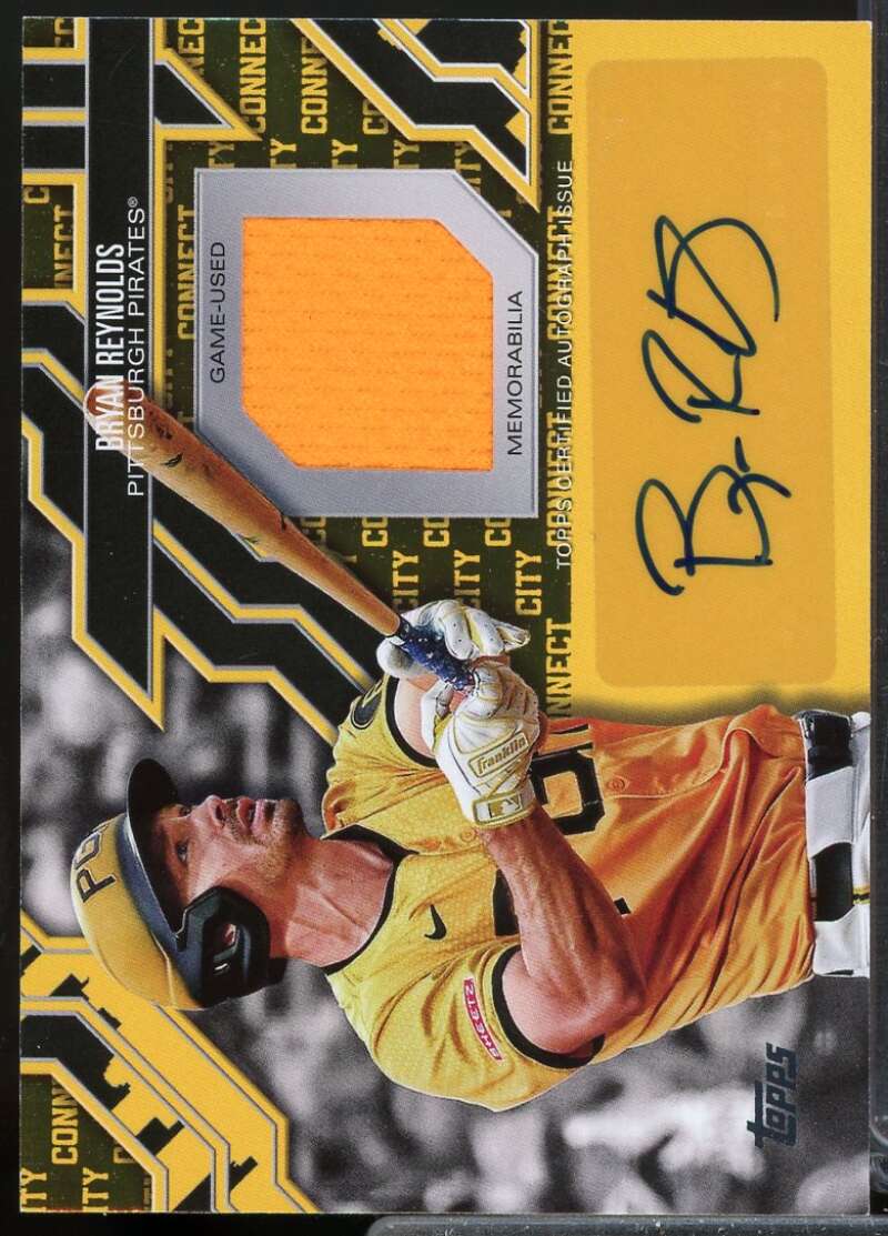Bryan Reynolds 2025 Topps City Connect Swatch Autograph Jersey Relics #CCARBR  Image 1