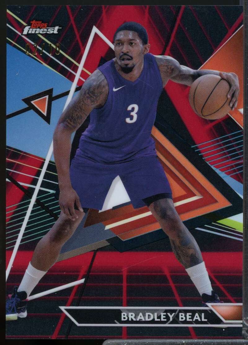 Bradley Beal Card 2023-24 Finest Red Black Vapor Refractors /10 #168  Image 1