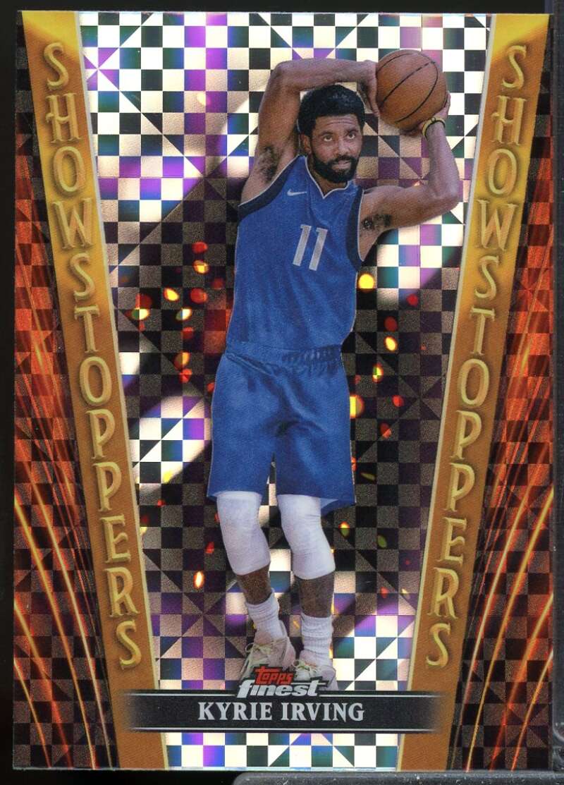 Kyrie Irving Card 2023-24 Finest Showstoppers Checkerboard Refractors #SS5  Image 1