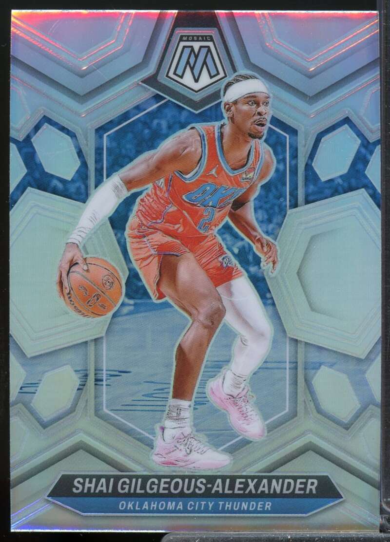 Shai Gilgeous-Alexander Card 2023-24 Panini Mosaic Silver #85  Image 1