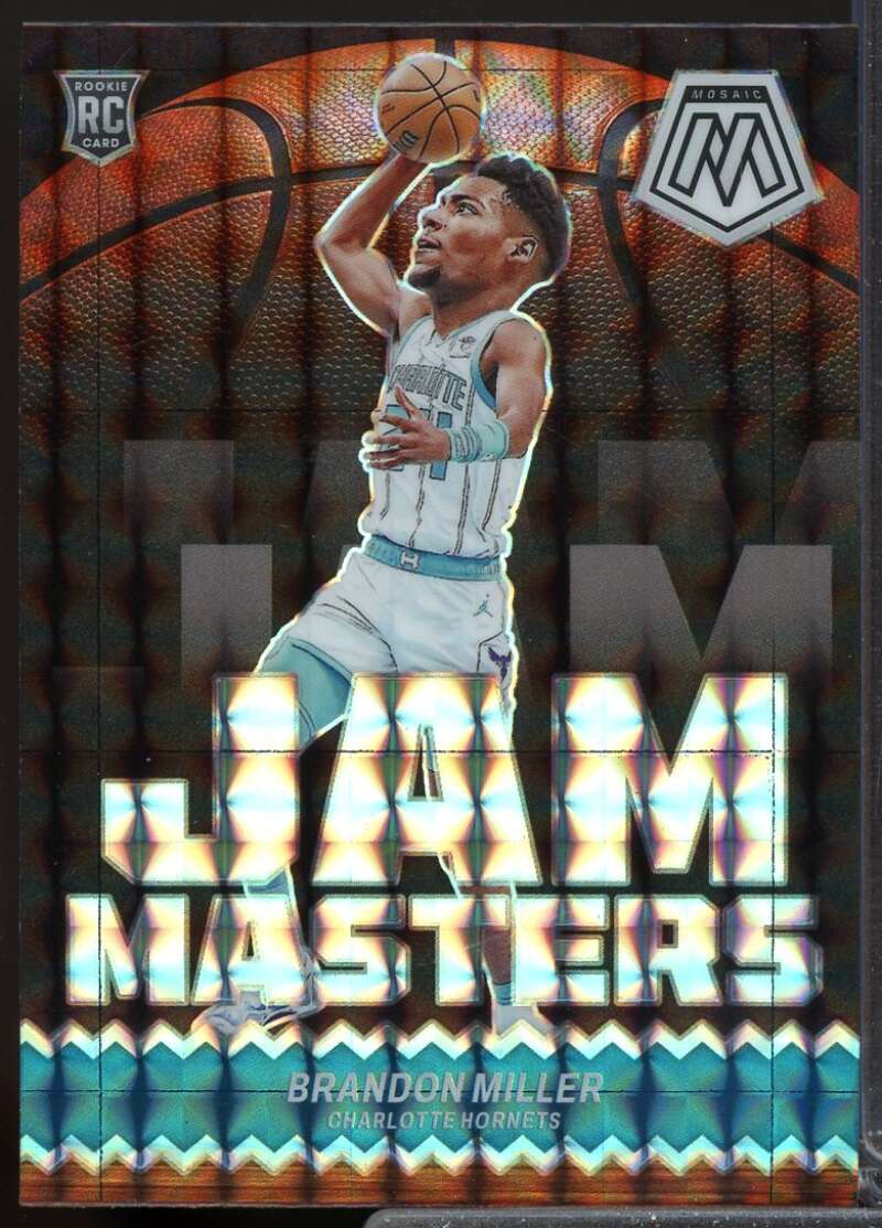 Brandon Miller Rookie Card 2023-24 Panini Mosaic Jam Masters Mosaic Silver #1  Image 1