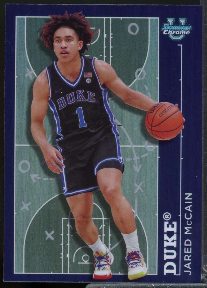 Jared McCain Rookie 2023-24 Bowman Chrome University Prodigal Playmakers #PP9  Image 1