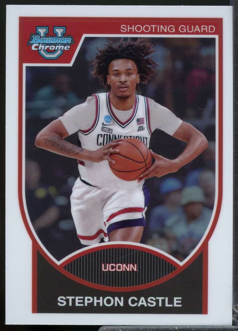 Stephon Castle Rookie 2023-24 Bowman Chrome University '07-08 Bowman #07B14  Image 1