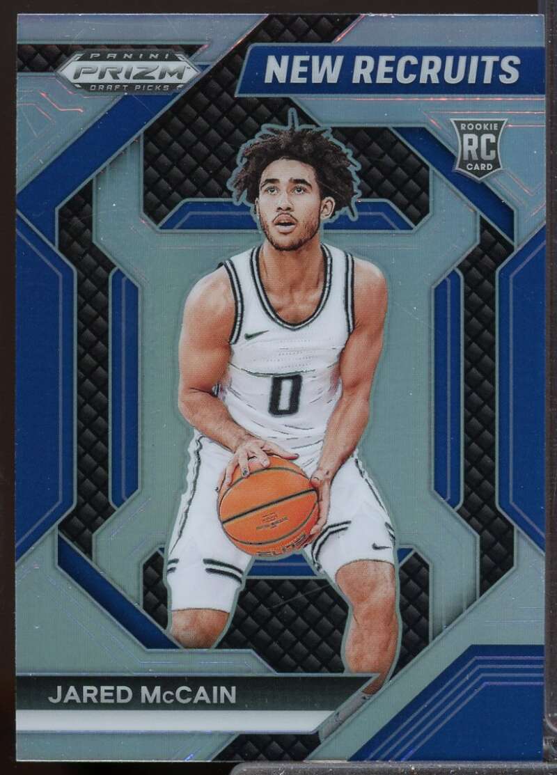 Jared McCain Rookie 2024-25 Panini Prizm Draft New Recruits Prizms Silver #8  Image 1