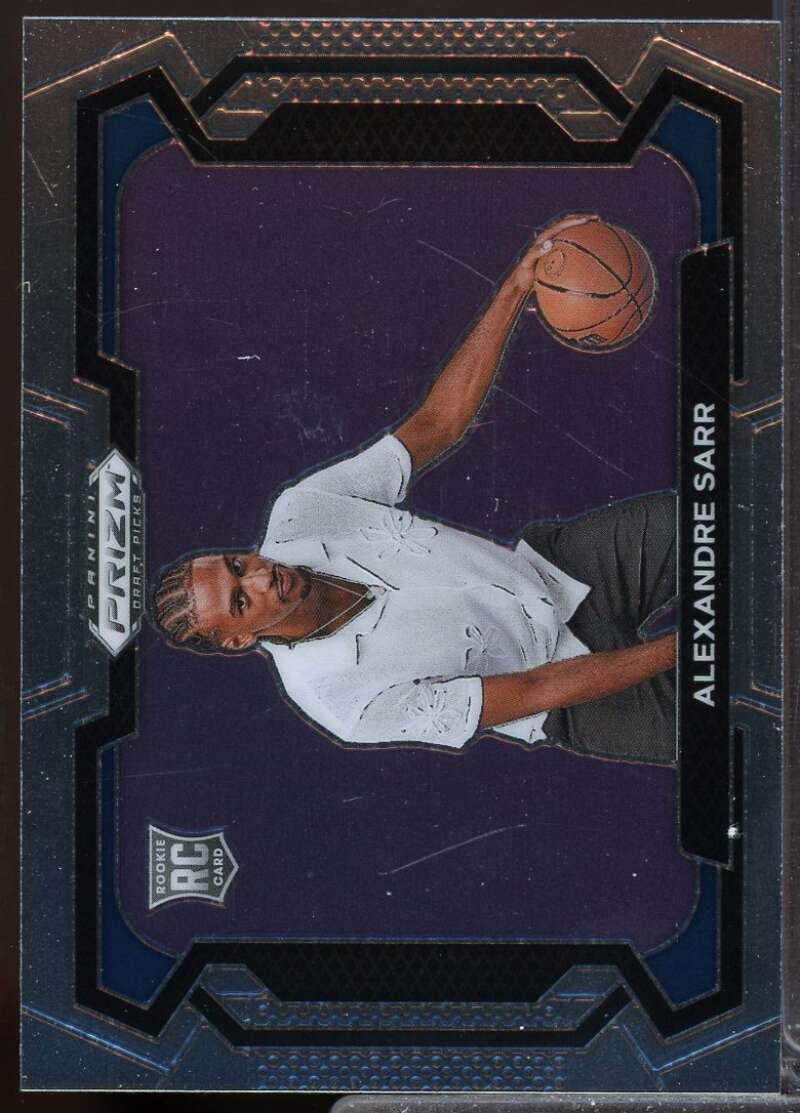 Alexandre Sarr Rookie Card 2024-25 Panini Prizm Draft Picks Variation #52  Image 1
