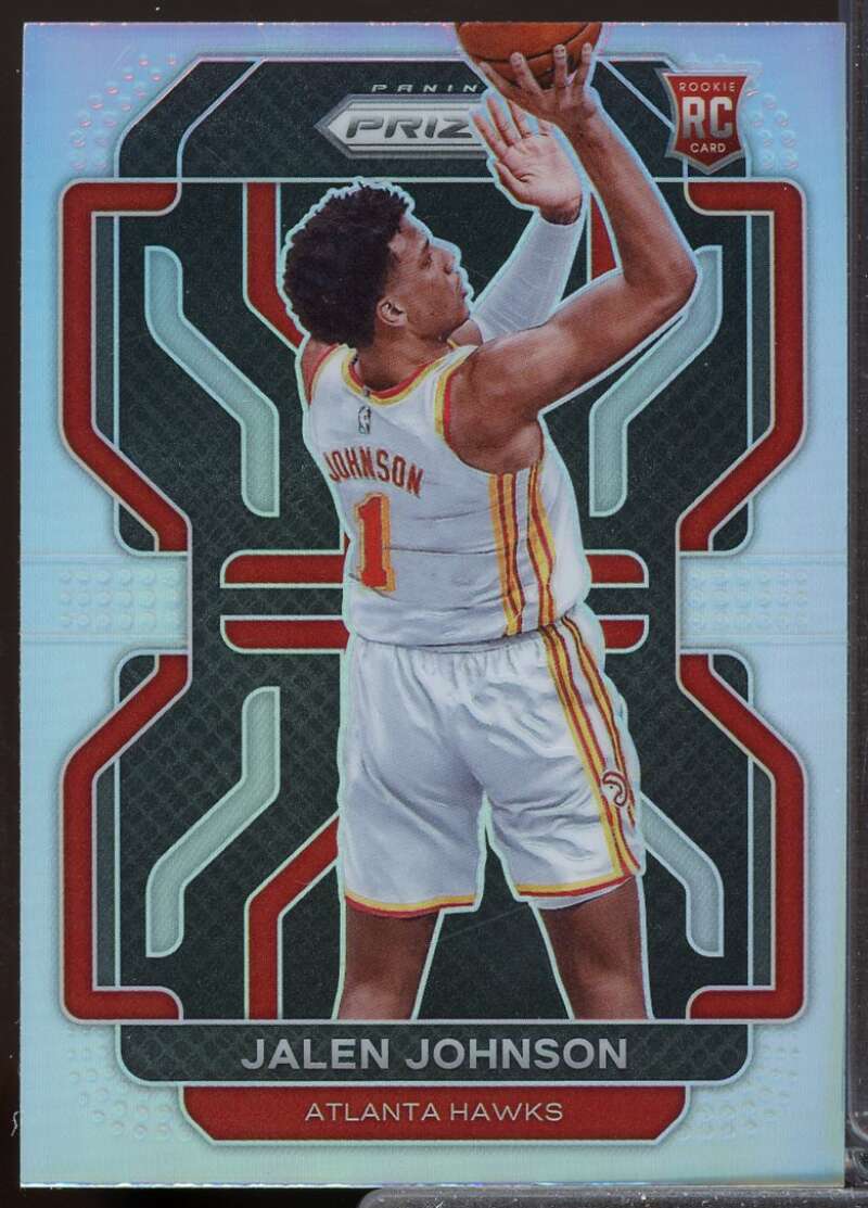 Jalen Johnson Rookie Card 2021-22 Panini Prizm Prizms Silver #305  Image 1