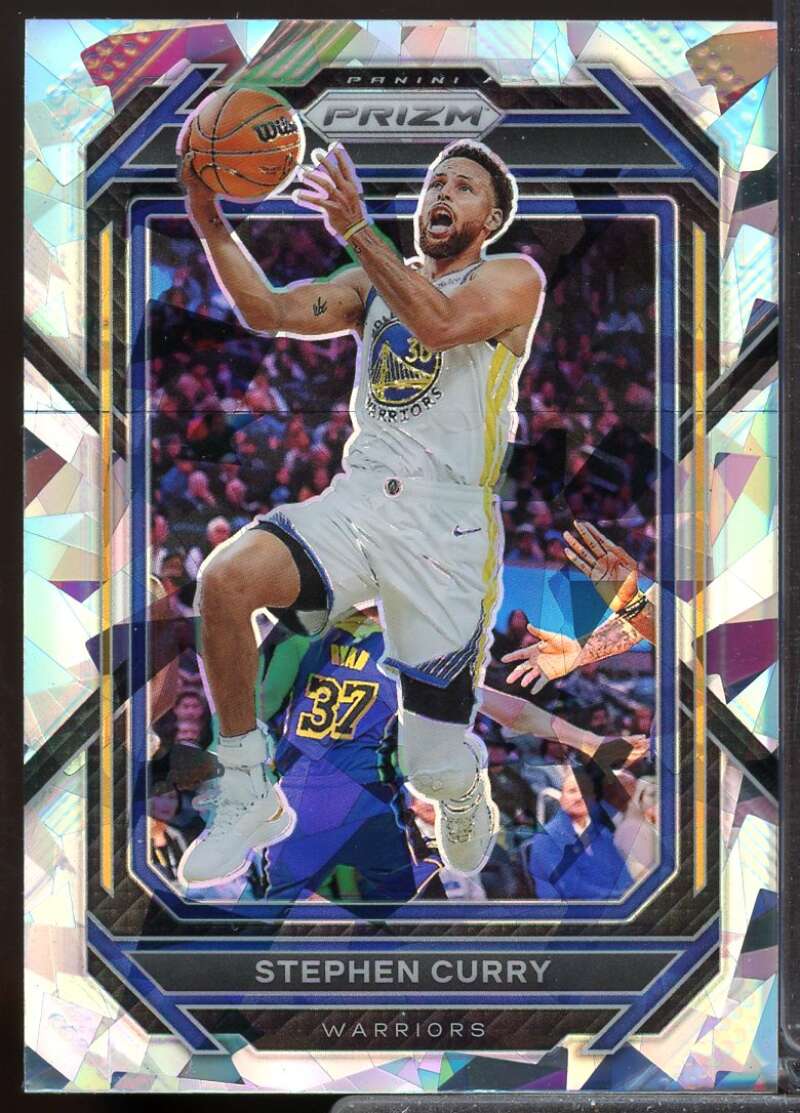 Stephen Curry Card 2022-23 Panini Prizm Prizms Ice #101  Image 1