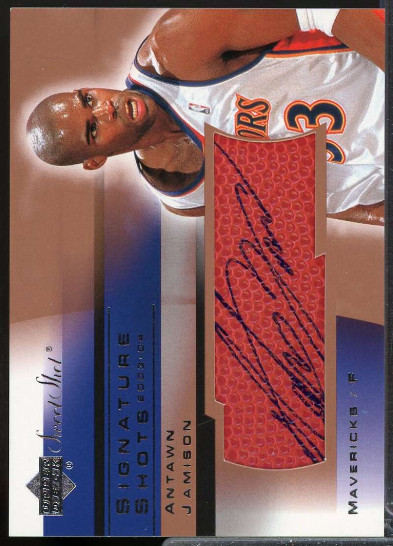Antawn Jamison Card 2003-04 Sweet Shot Signature Shots Autograph #AJ  Image 1