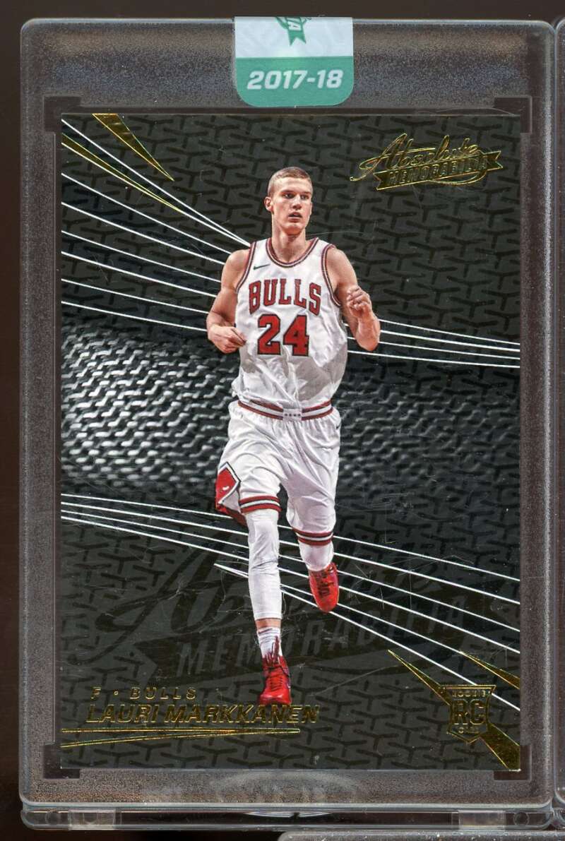 Lauri Markkanen Rookie Card 2017-18 Absolute Memorabilia #72  Image 1