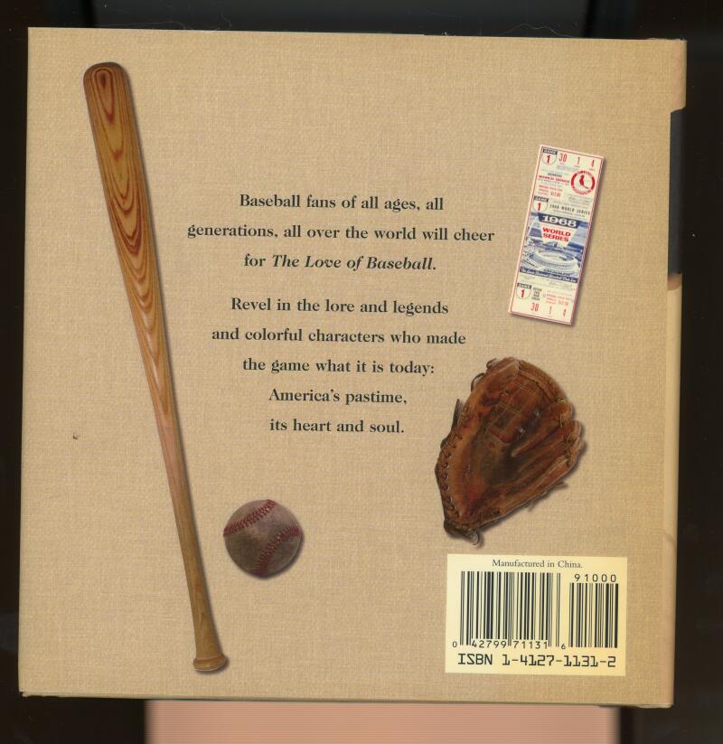 The Love Of Baseball Hardcover Book Image 2