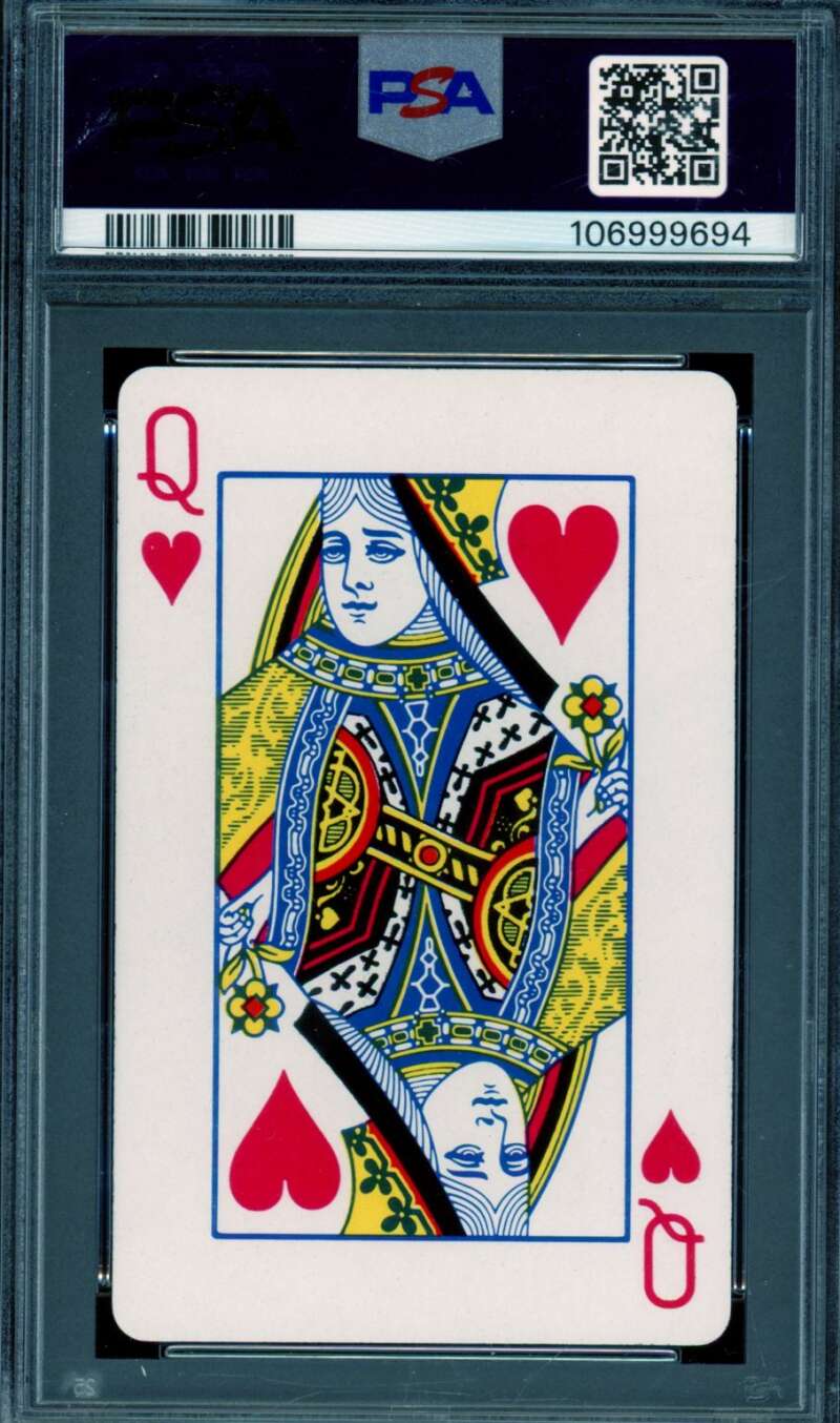 Lou Gehrig Card 1973 U.S. Playing Cards Queen Of Hearts #nno PSA 10 Image 2