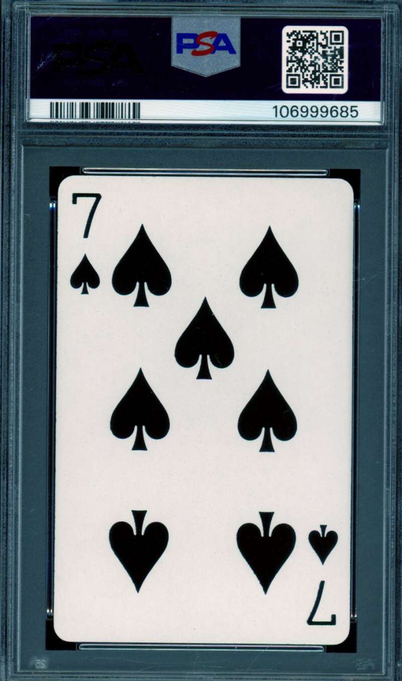 Lou Gehrig Card 1973 U.S. Playing Cards Seven Of Spades #nno PSA 10 Image 2