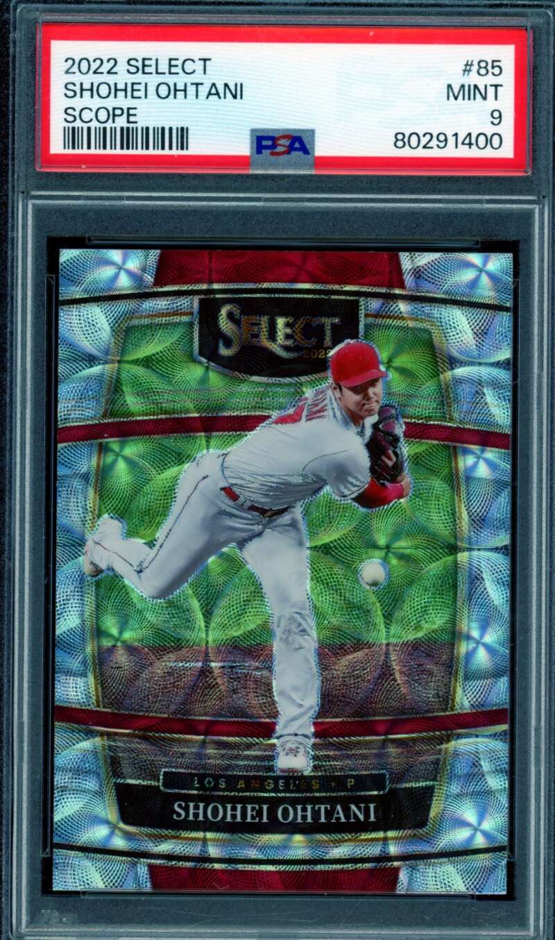 Shohei Ohtani Card 2022 Select Scope #85 PSA 9 Image 1