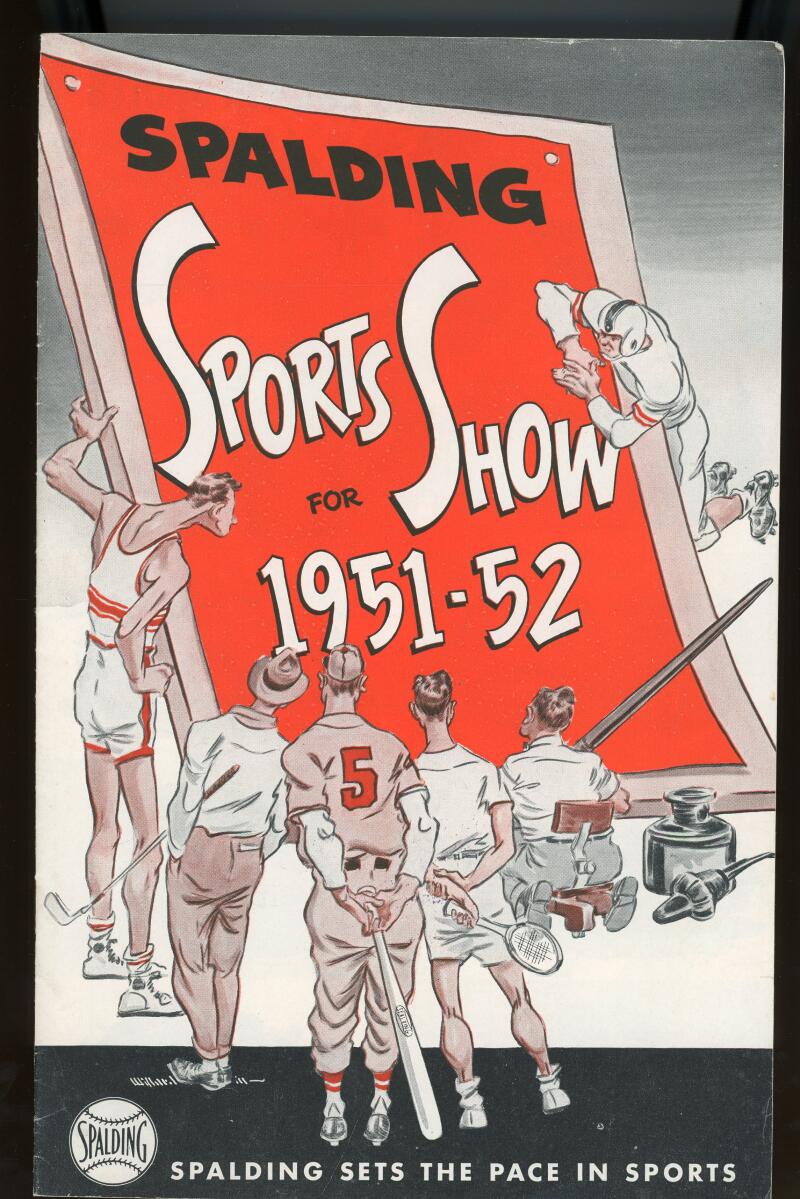 Spalding Sports Show 1951-1952 Magazine  Image 1