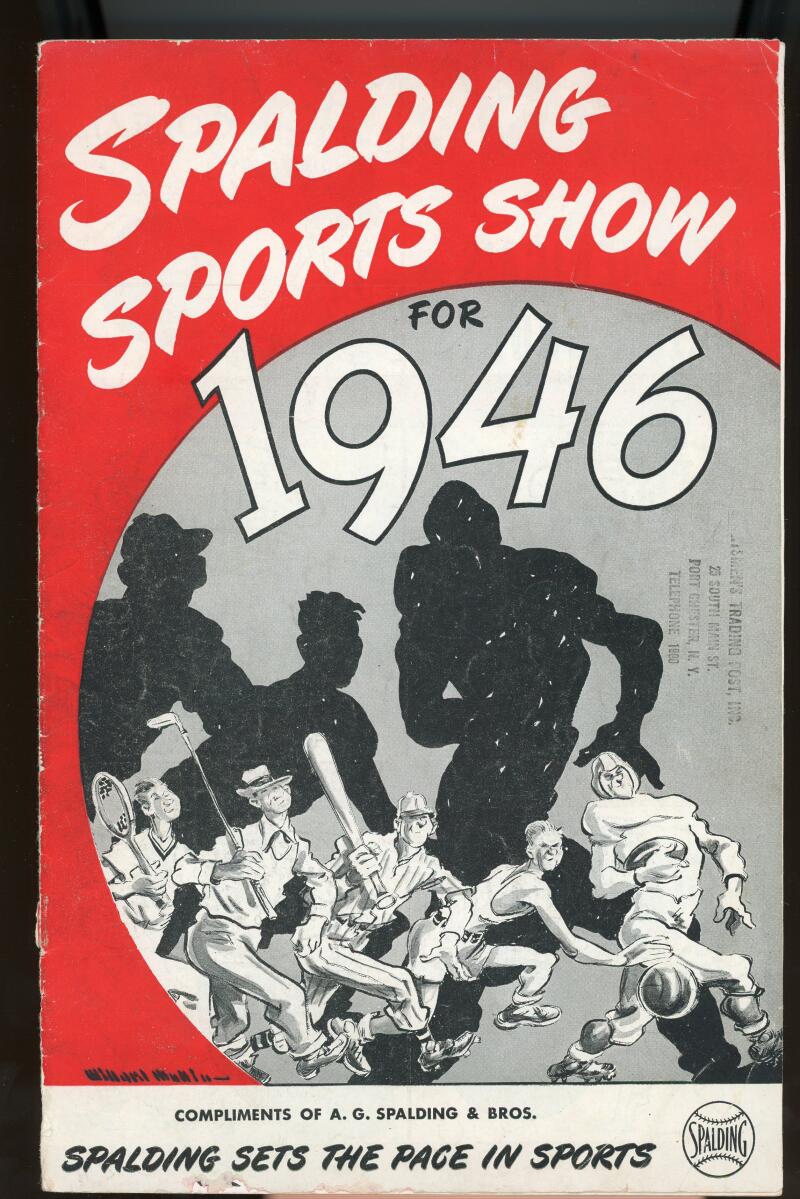 Spalding Sports Show 1946 Comic Book Image 1