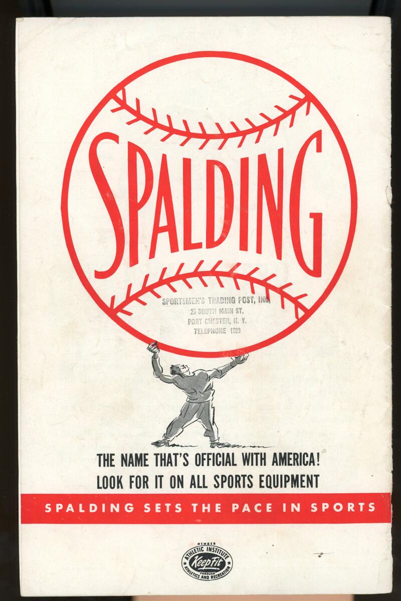 Spalding Sports Show 1946 Comic Book Image 2