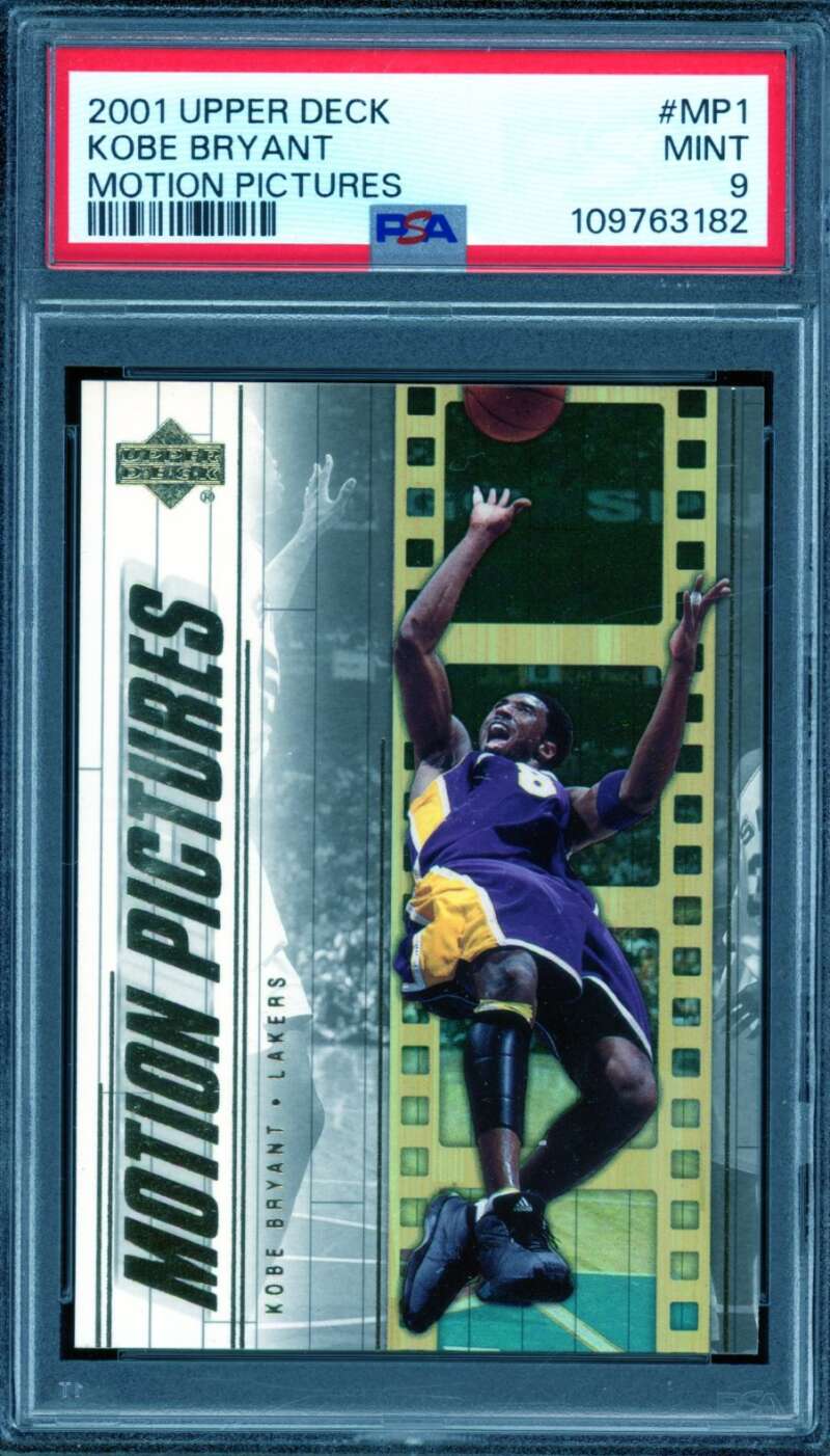 Kobe Bryant Card 2001-02 Upper Deck #MP1 PSA 9 Image 1