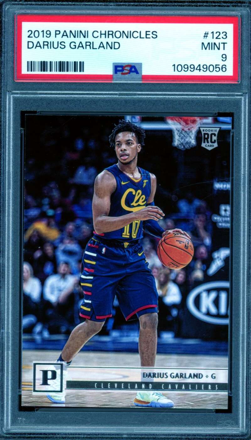Darius Garland Rookie Card 2019-20 Panini Chronicles #123 PSA 9 Image 1