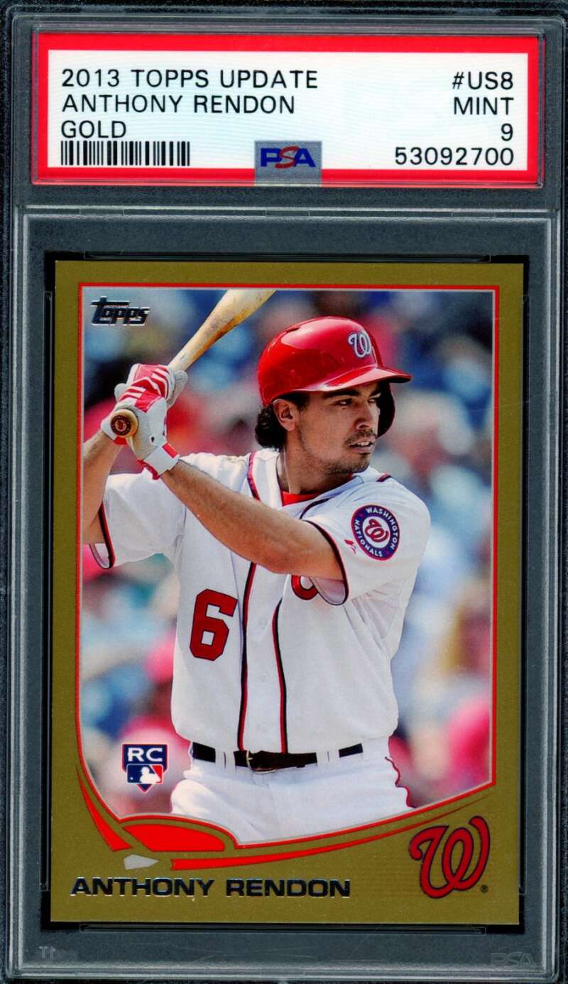 Anthony Rendon Rookie Card 2013 Topps Update #US8 PSA 9 Image 1