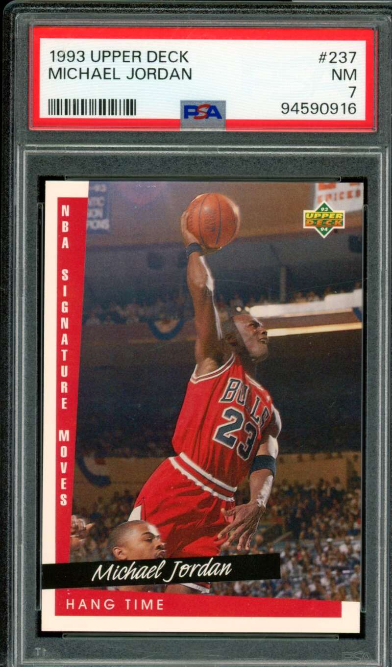 Michael Jordan Card 1993-94 Upper Deck #237 PSA 7 Image 1
